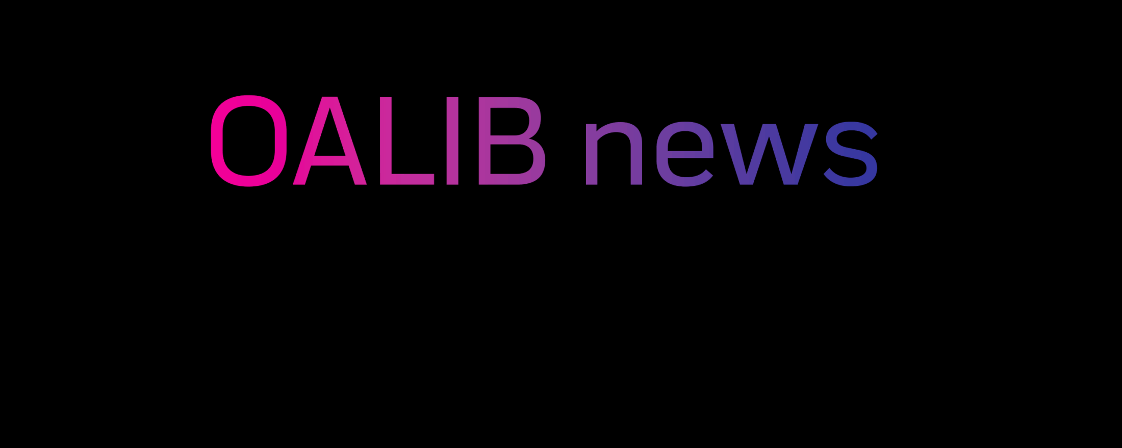 OALIB news scaled